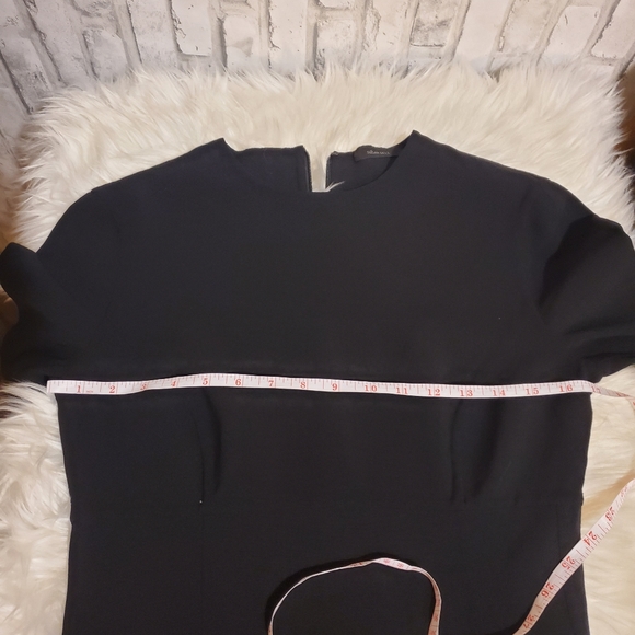Susan Dell Black 3/4 Sleeve Dress Size 6 - Picture 9 of 10